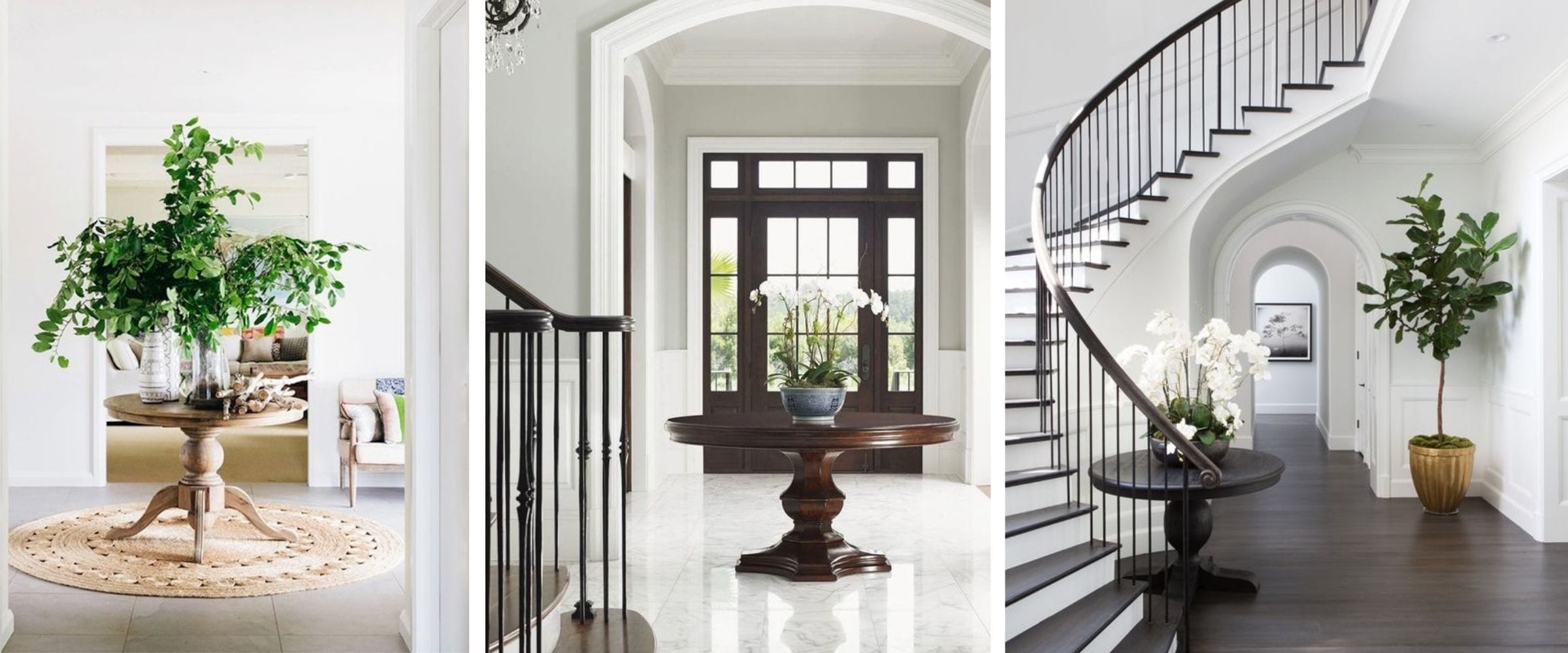 how to style large foyer or entryway styling interior entryway