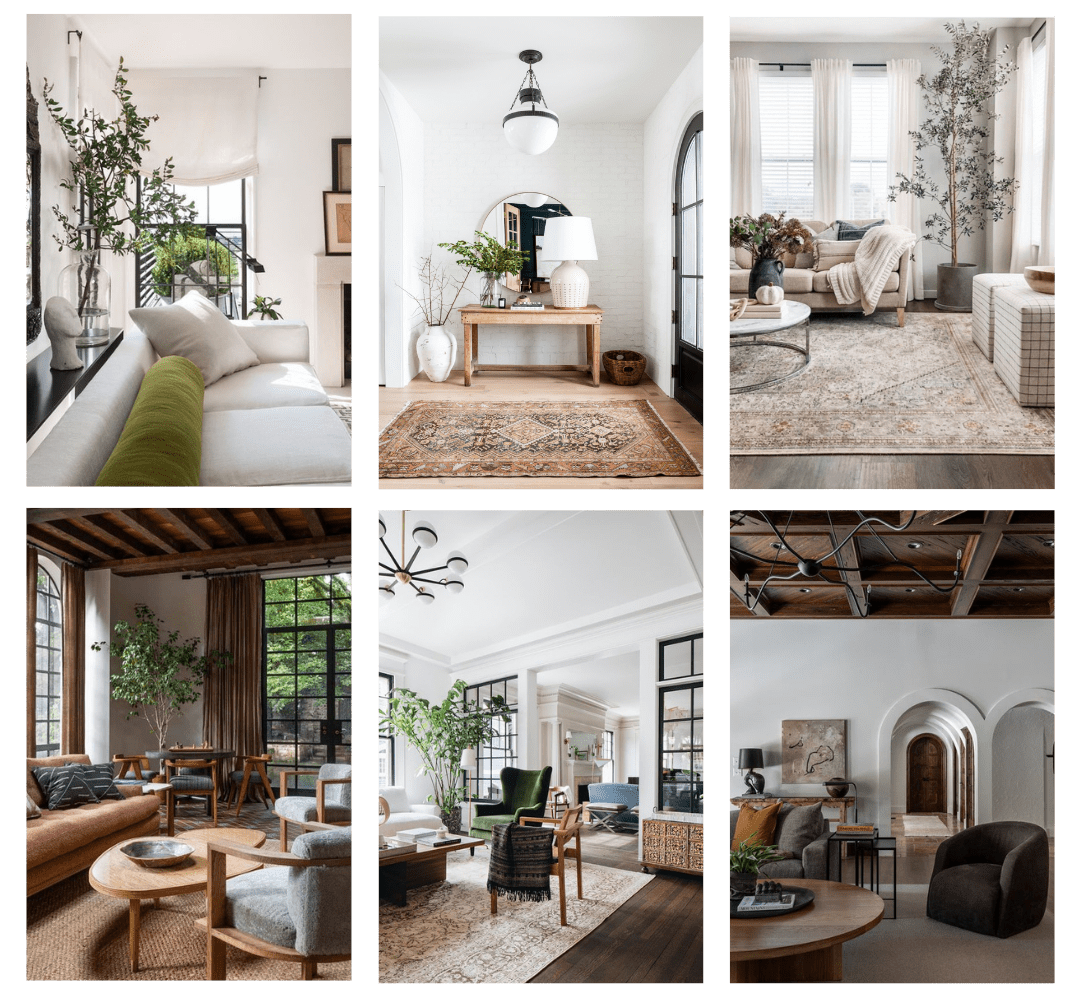 earthy toned interior inspo