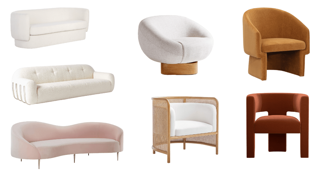 curvy furniture we love for 2022