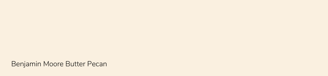 Benjamin Moore Butter Pecan
