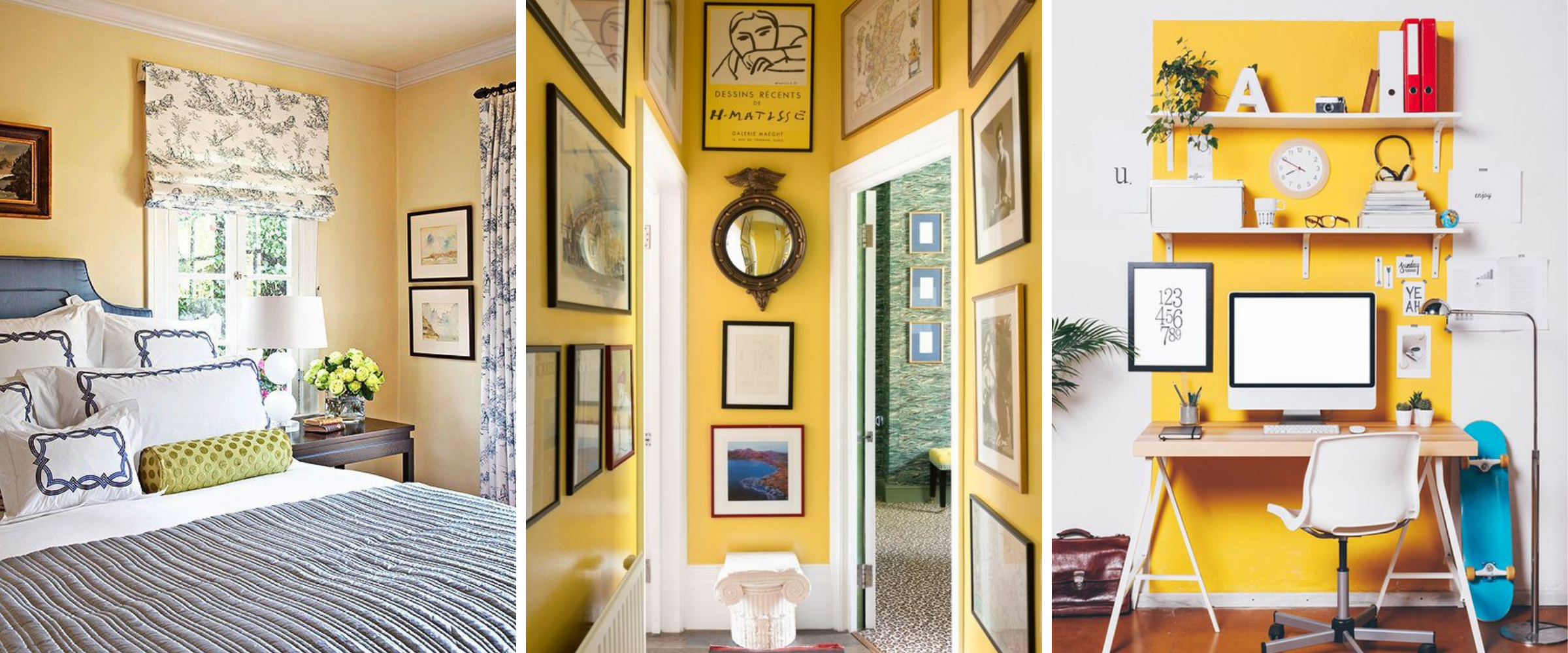 pop of yellow
