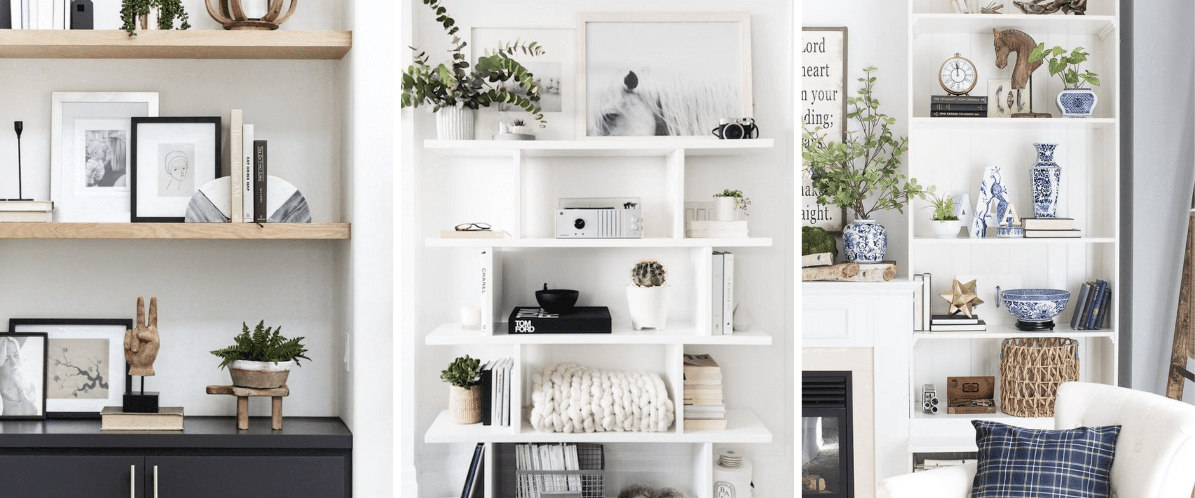 styling tips for shelves