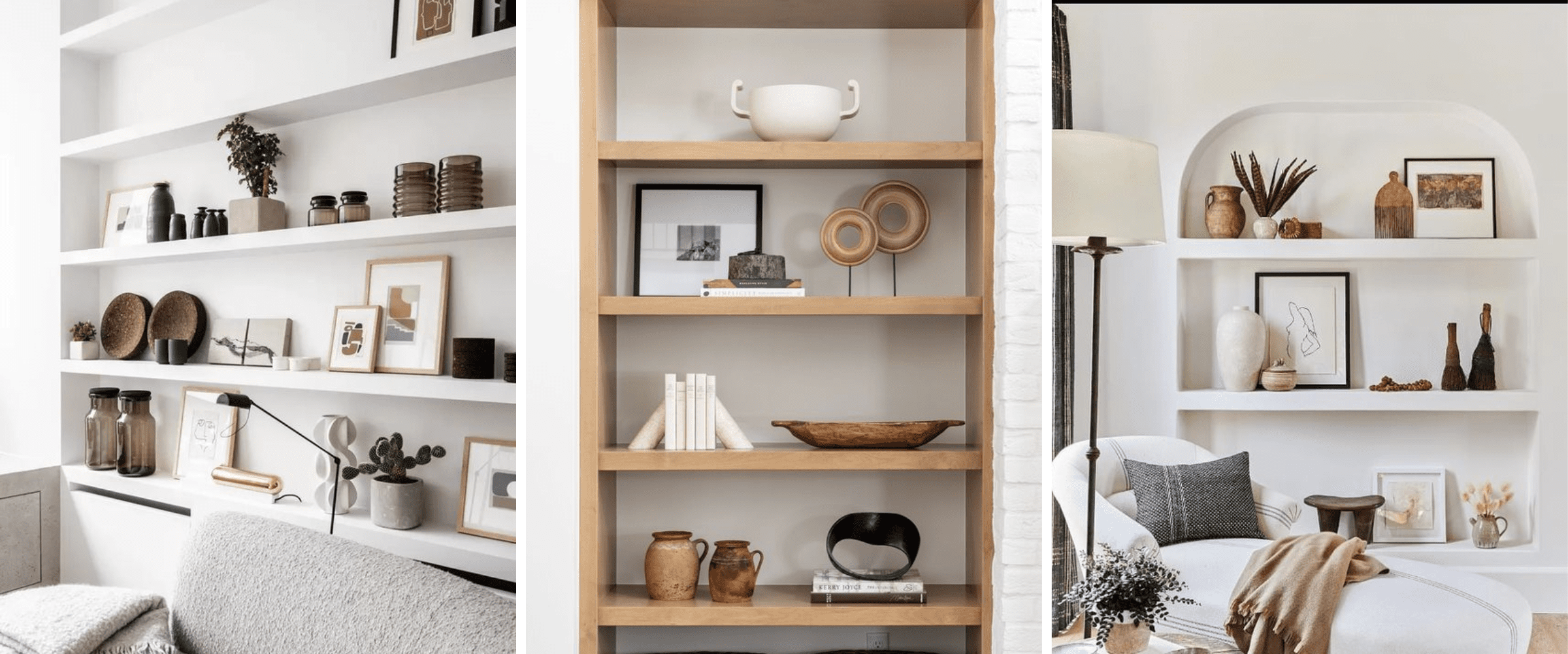 tips for styling shelves
