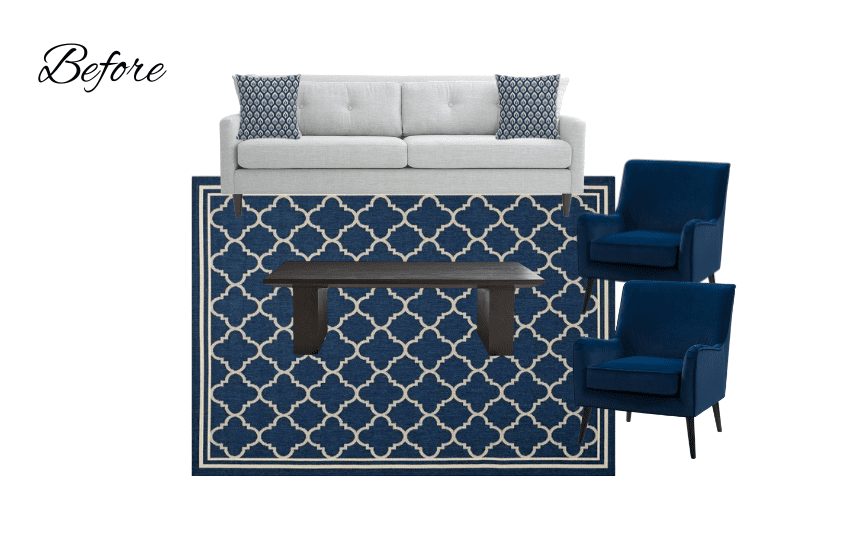 The Before - Living Room Transformation
