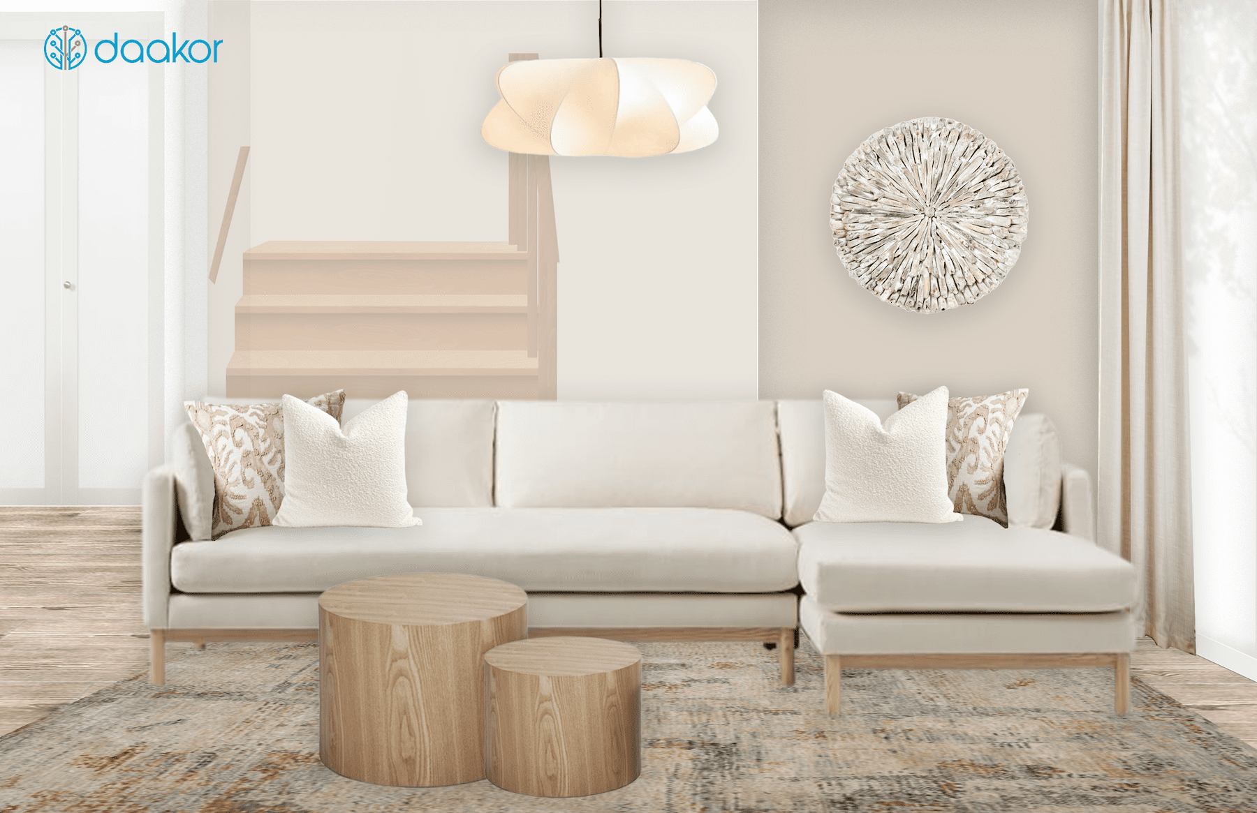 warm and cozy living room