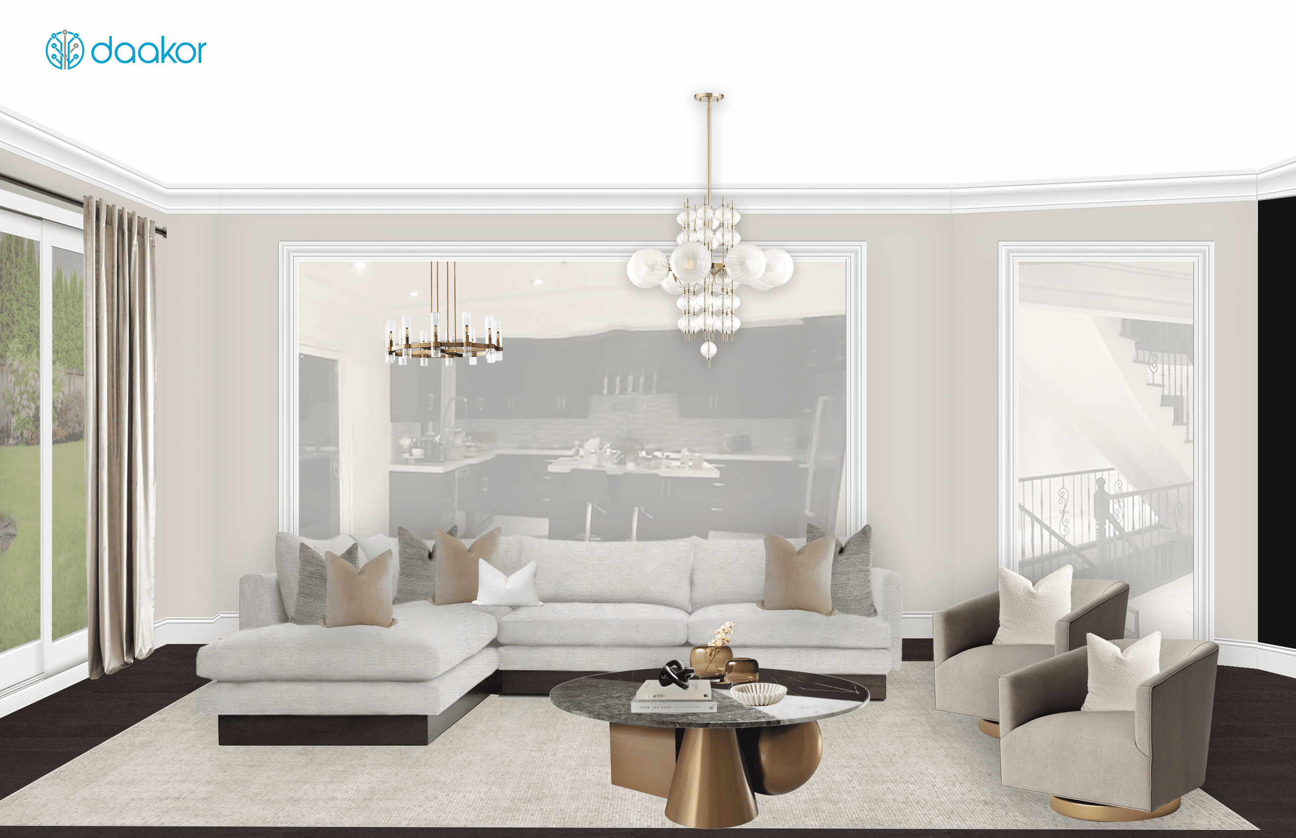 stylish and timeless living room