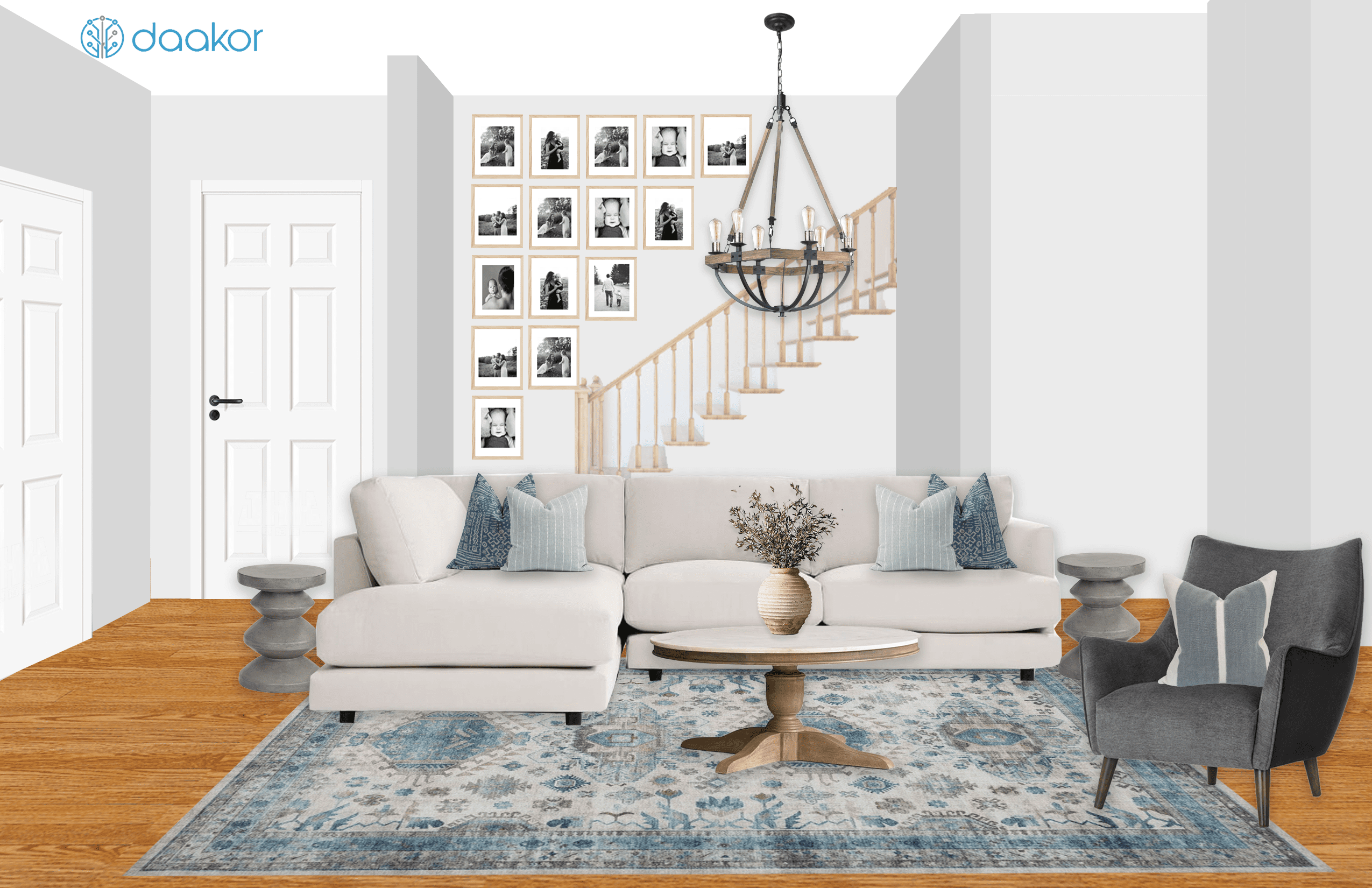 calm and relaxing living room