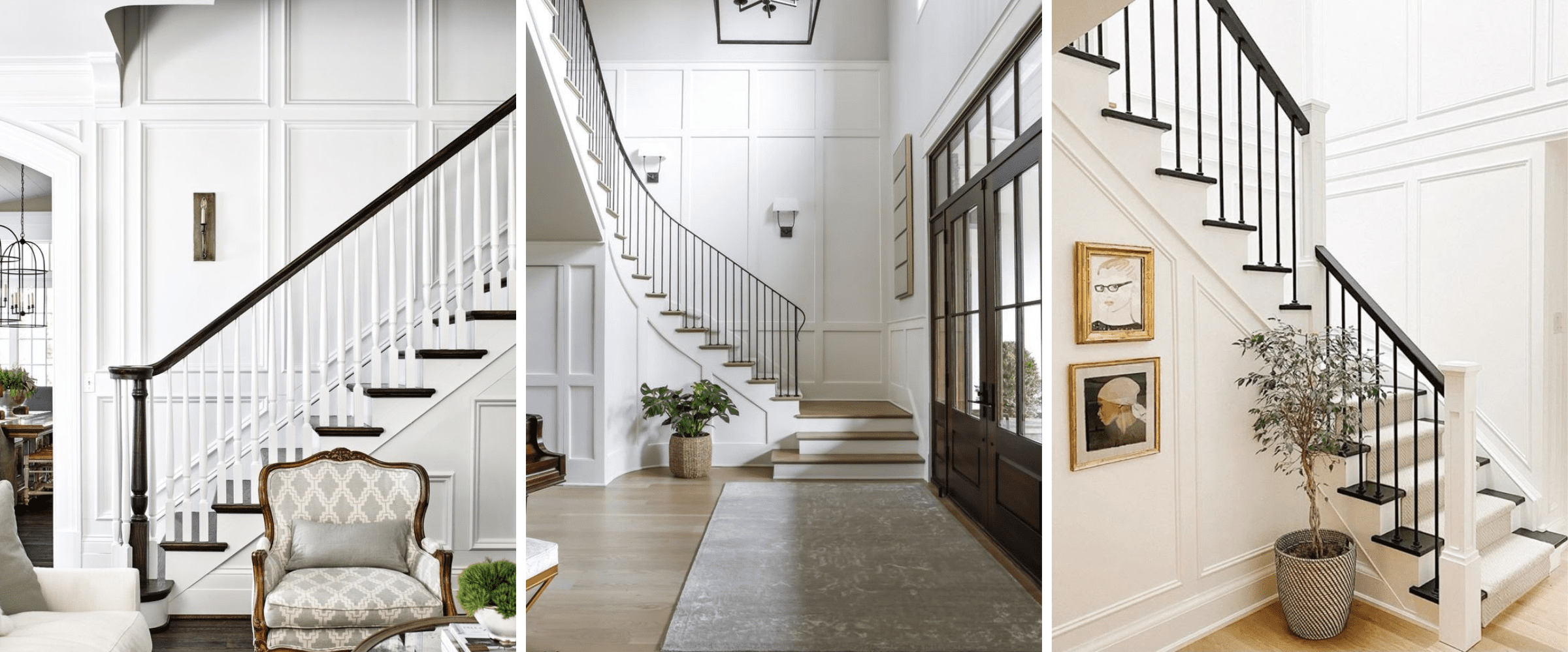how to decorate a staircase wall