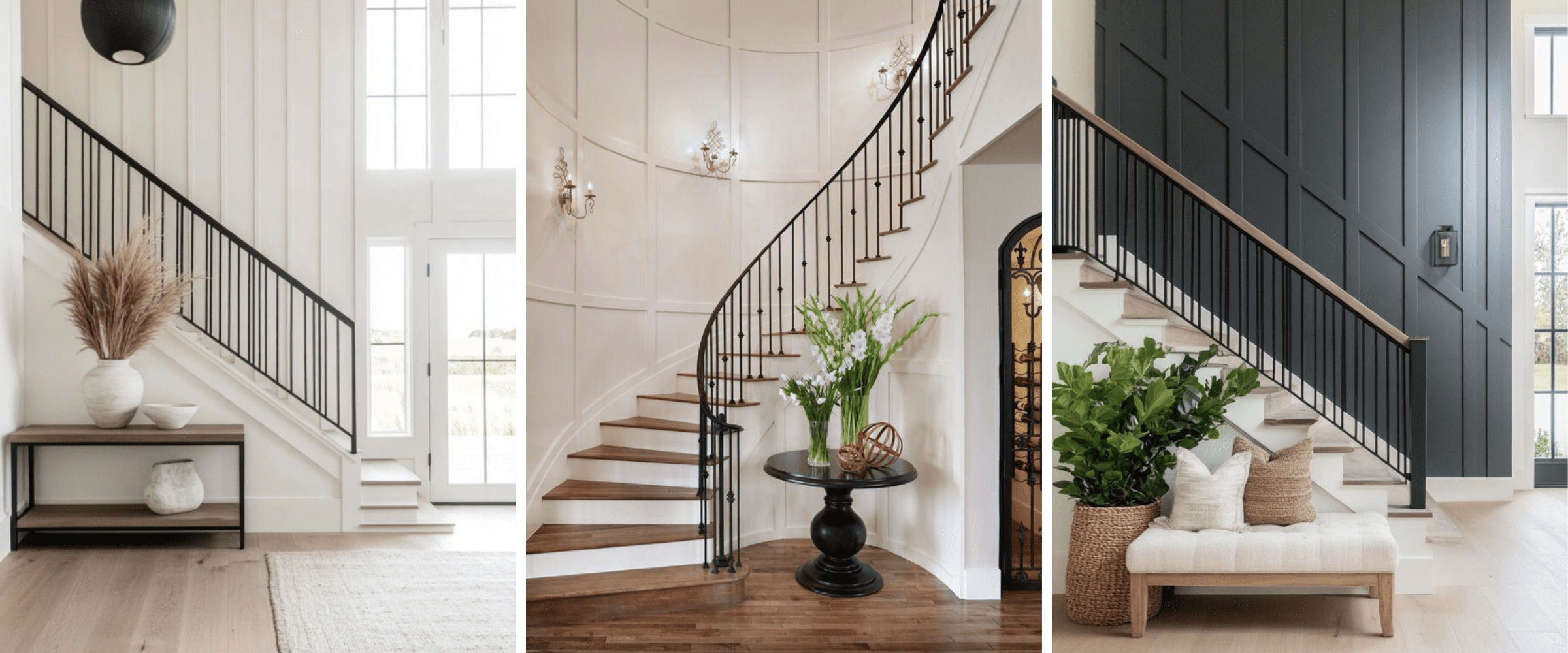 staircase wall paneling ideas