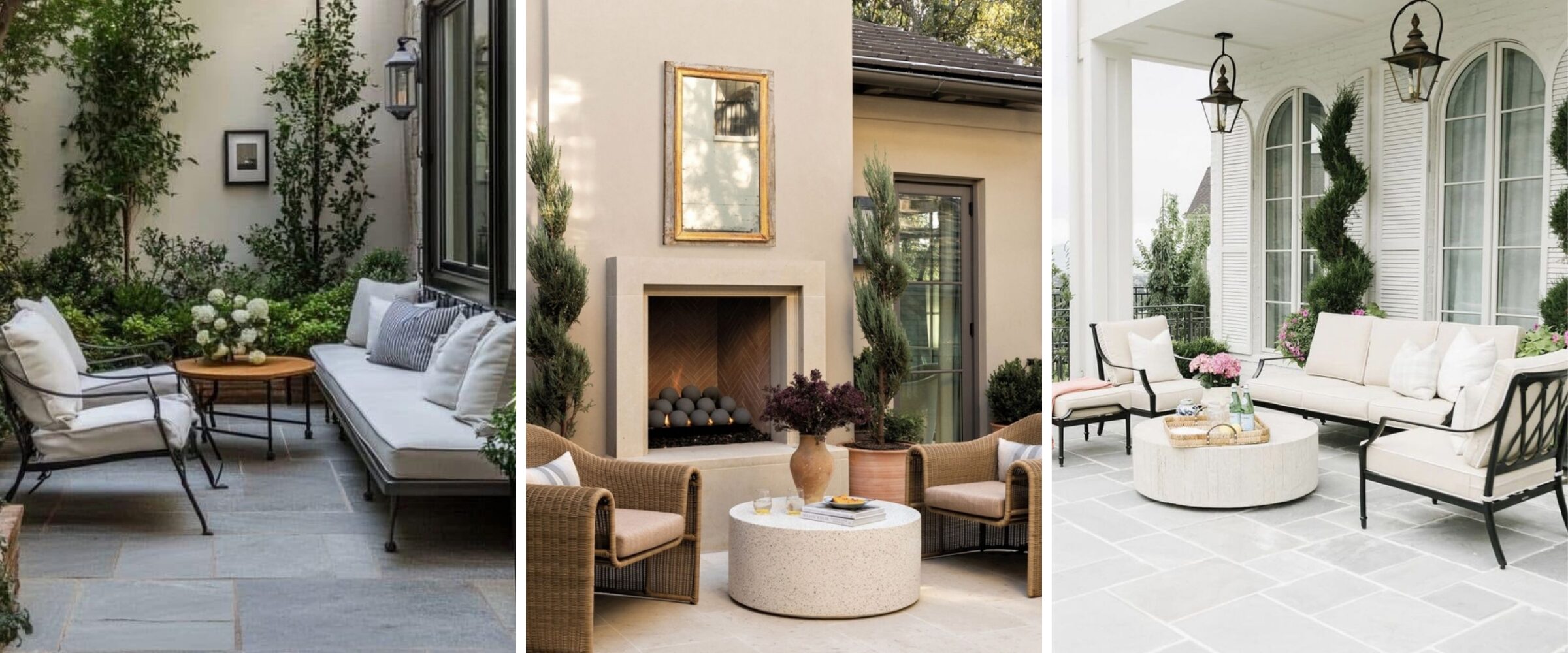 small outdoor space decorating